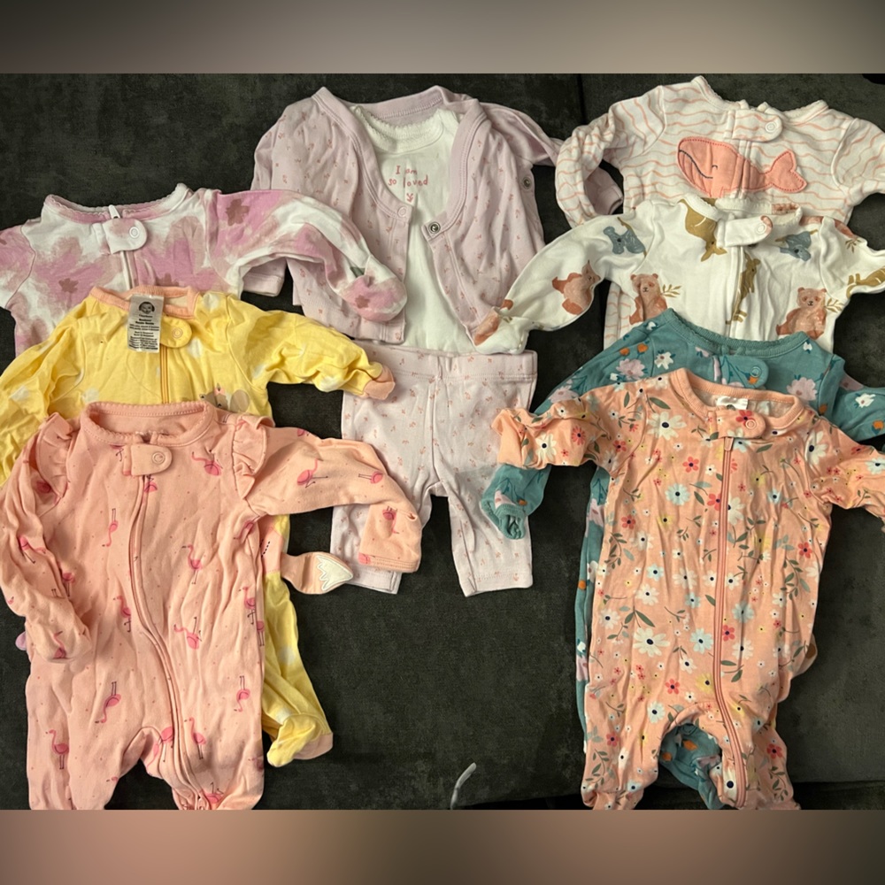 Newborn clothes onesies bundle